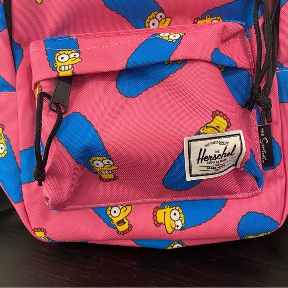 New Herschel Marge Simpson (The Simpsons) Mini Backpack – Pink - Picture 2 of 12